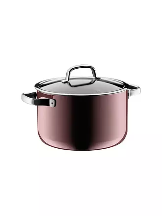 WMF | Fusiontec Mineral Fleischtopf mit Glasdeckel 24cm/6,4L Rose Quartz | 